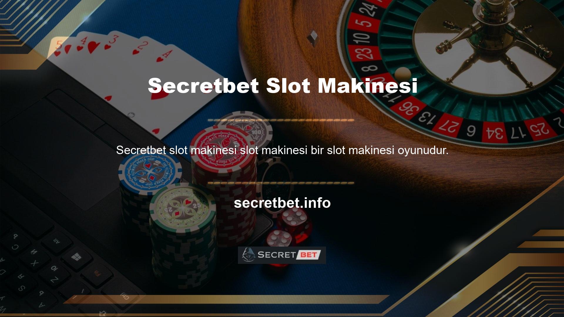 Oyunlar söz konusu olduğunda sitede slot makinesi oyunları kullanıcılara sunulmaktadır